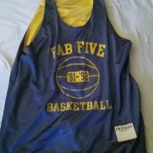 Fab five 1991 reverse able jersey